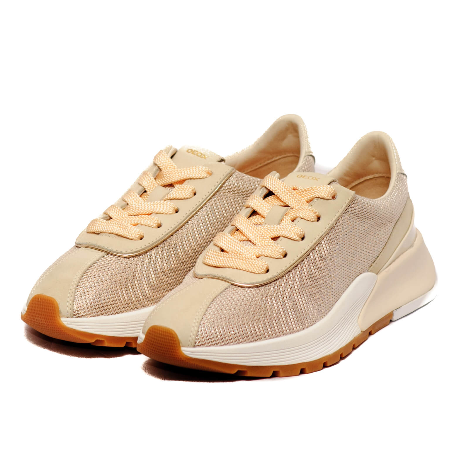 Geox Metropolio mujer blanco lechoso zapatilla casual transpirable